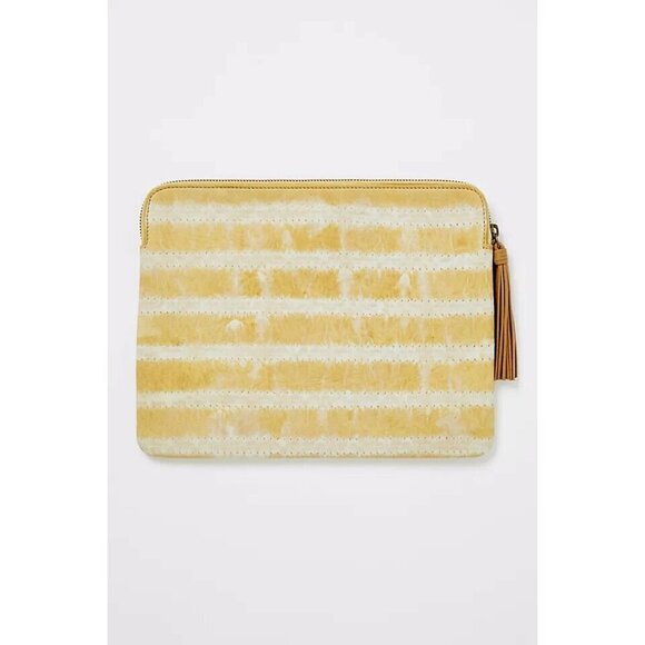 Shibori Leather Tech Laptop or Tablet Pouch Case - Picture 2 of 2